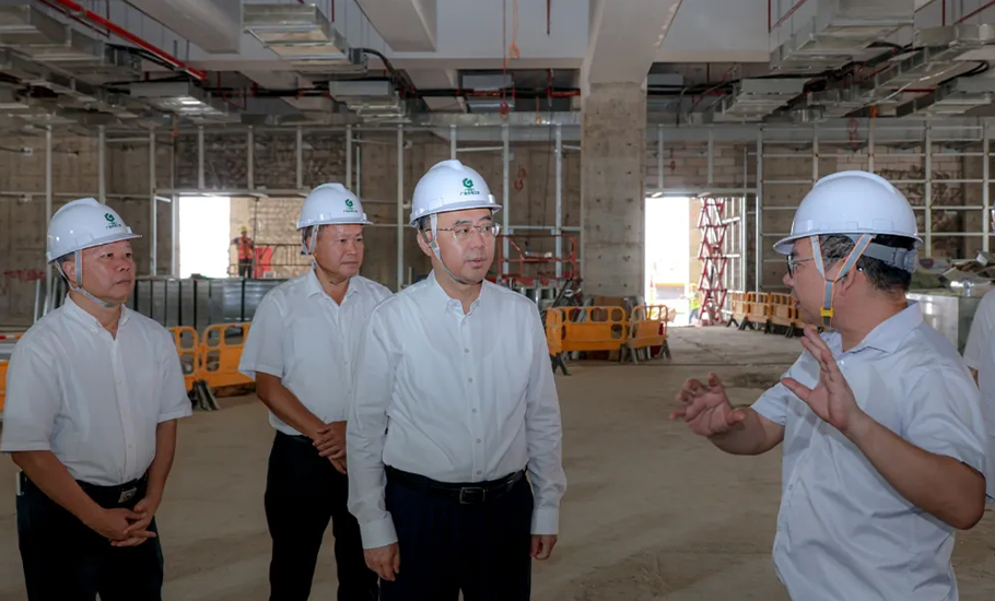 何曉軍調研重點項目建設工作 千方百計搶進度趕工期 全力以赴抓安全保質量 確保項目早建成早投用早